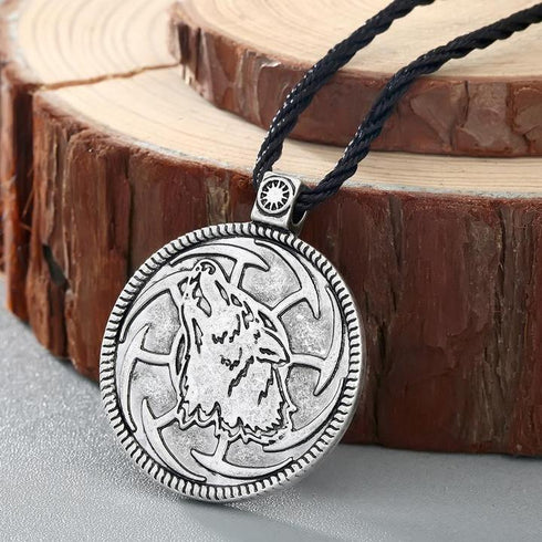 Collier Loup Hurlant (Acier)